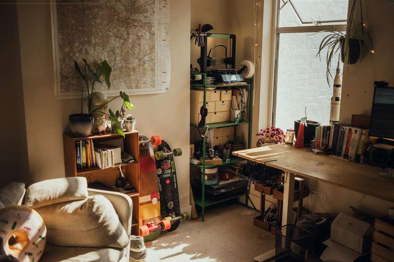 Arbeitszimmer – Vorher (Originalfoto)